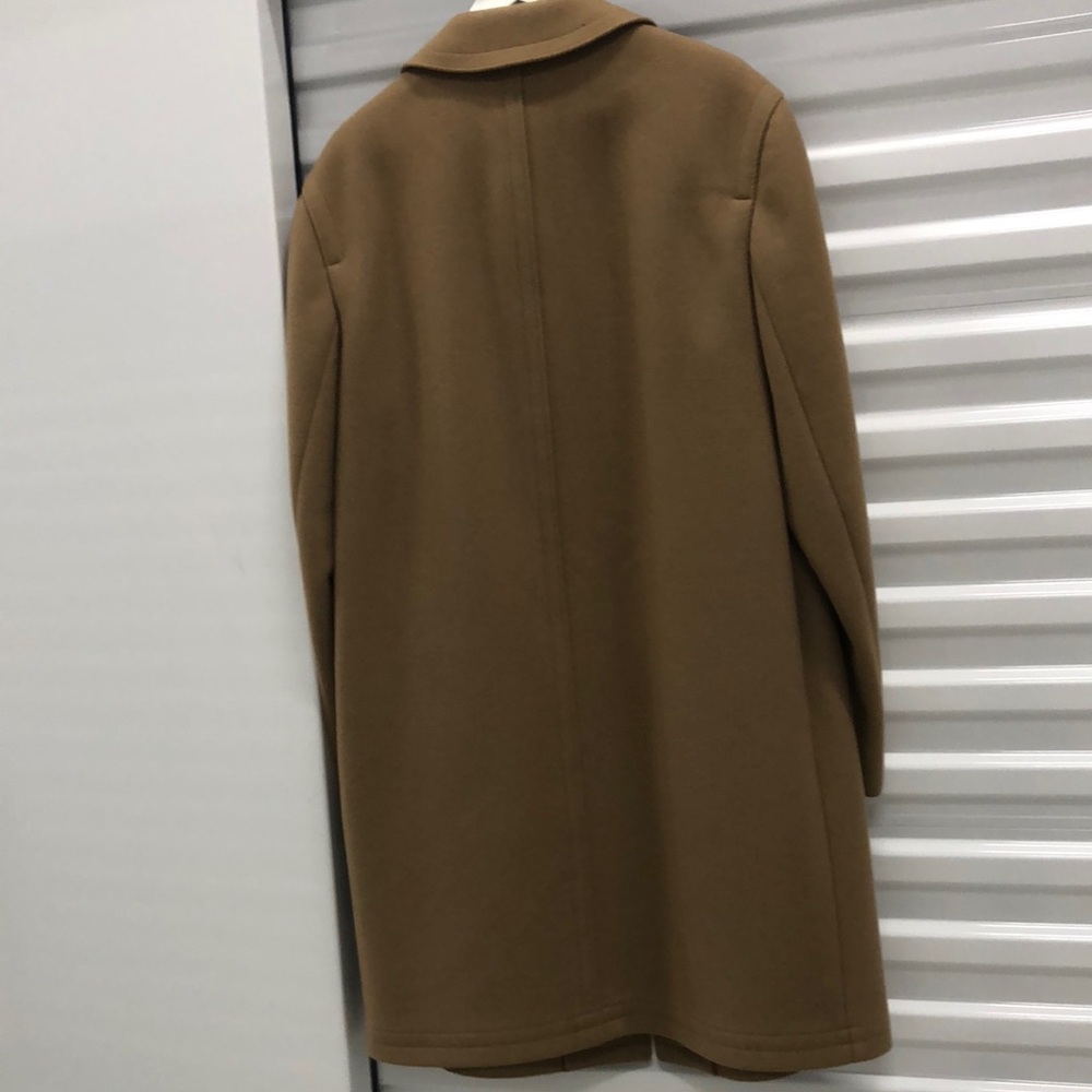 Classic Tan Men's Overcoat - Picture 7 of 8